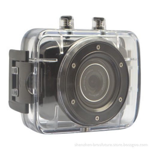 High-definition Sports Action Camera w/ 720p Wide-Angle Camcorder, 5.0 MP Camera, 2" Touch Screen